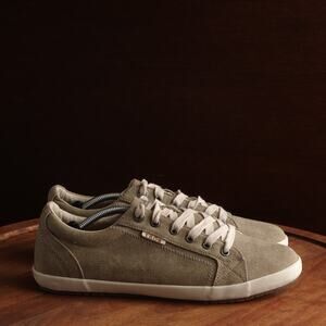 Taos Sneakers WMS SZ 10 W Beige Star Casual Low Top Comfort Lace Up Walking Shoe